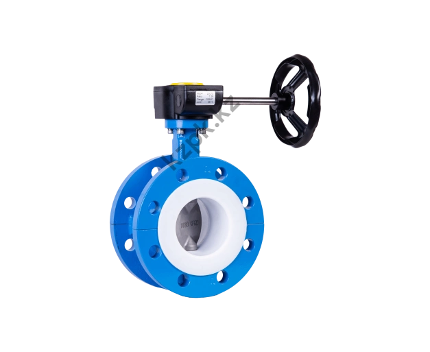 Футерованный фланцевый затвор MV UBT2 для применения в химической промышленности